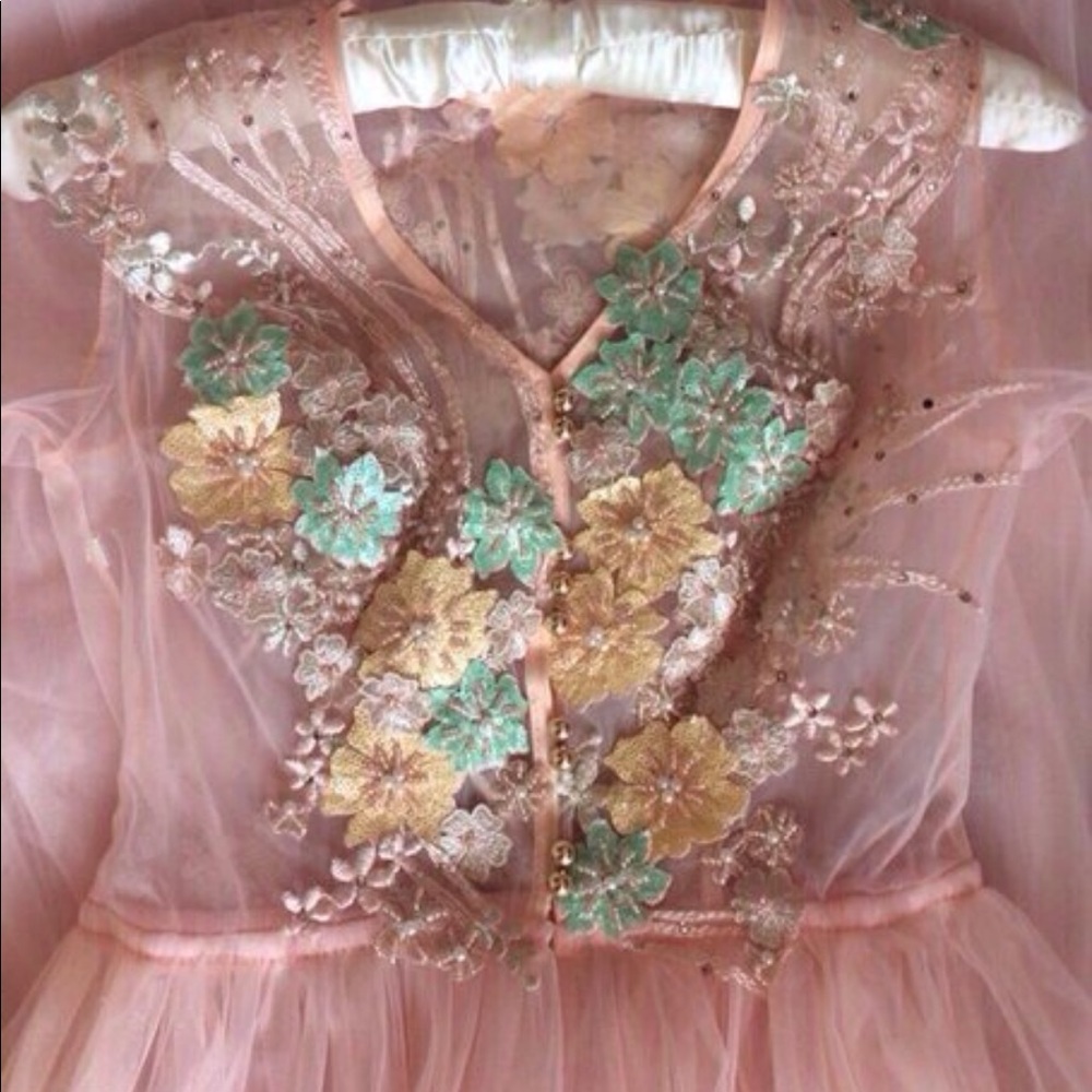 Beautiful wedding robe